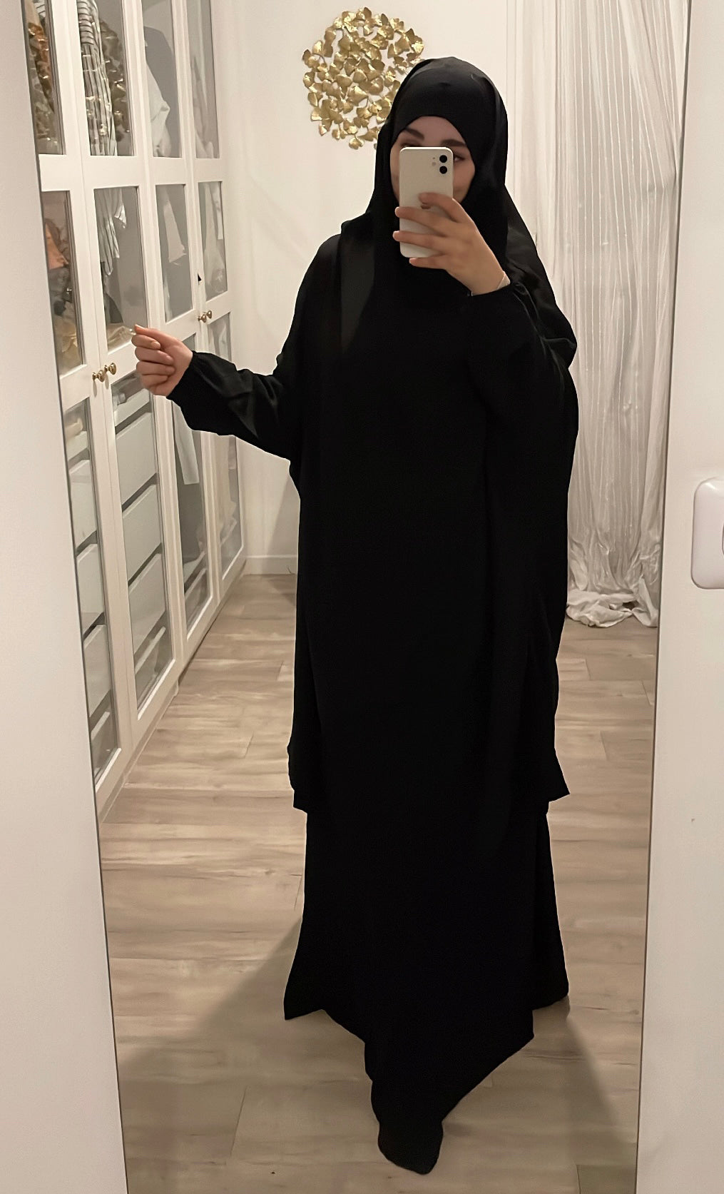 Jilbab Bahia noir