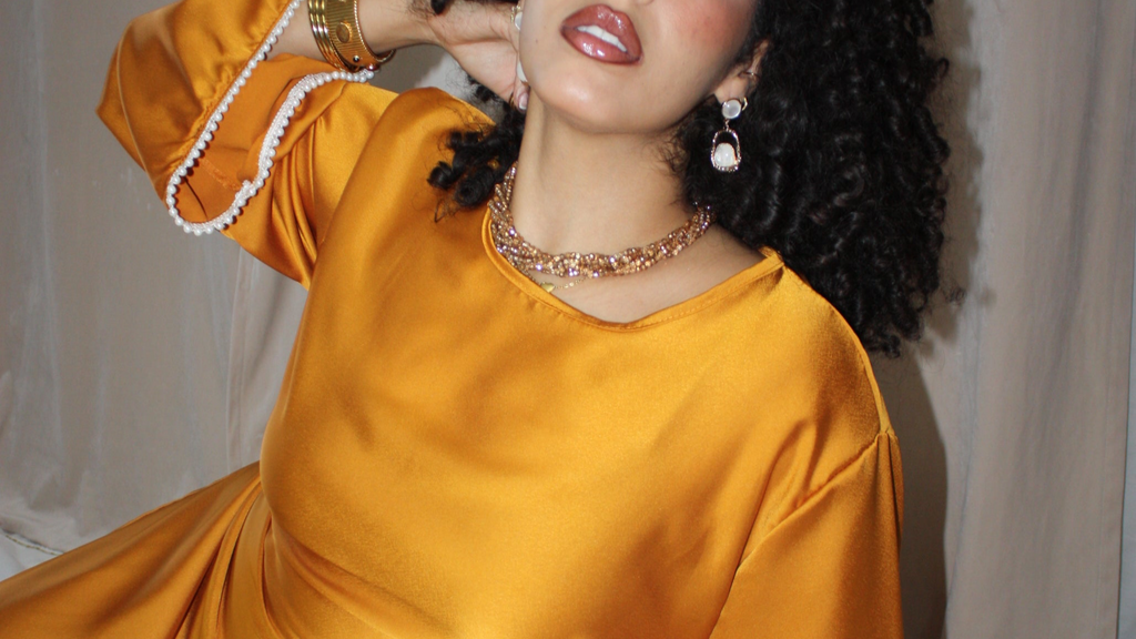 Abaya Layali Ocre