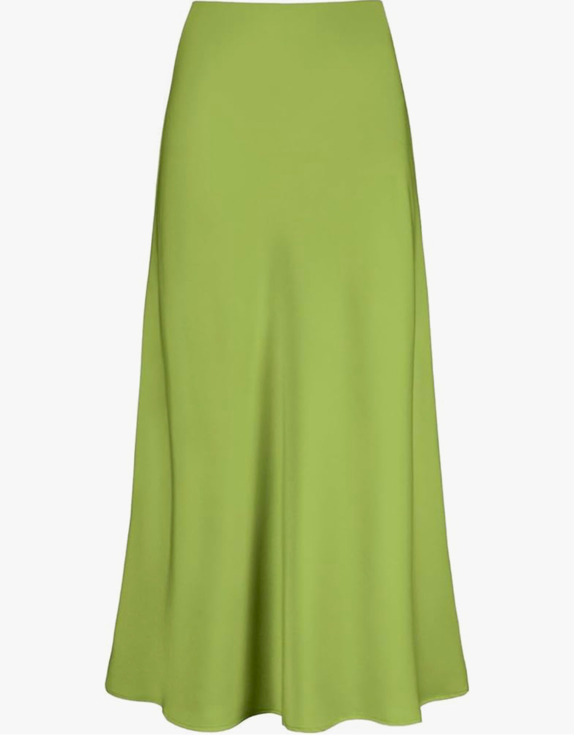Satin maxi skirt