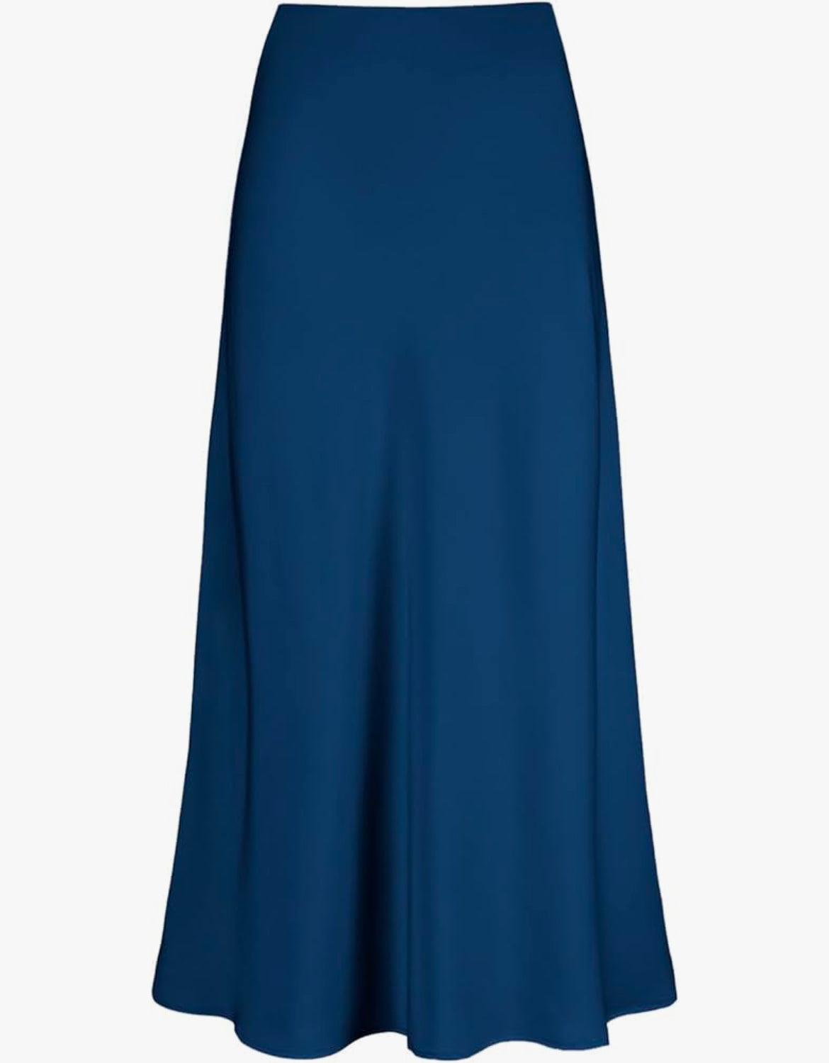 Satin maxi skirt