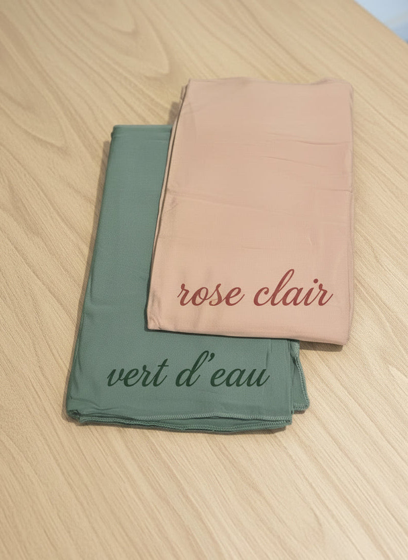 Tie-back modal hijab