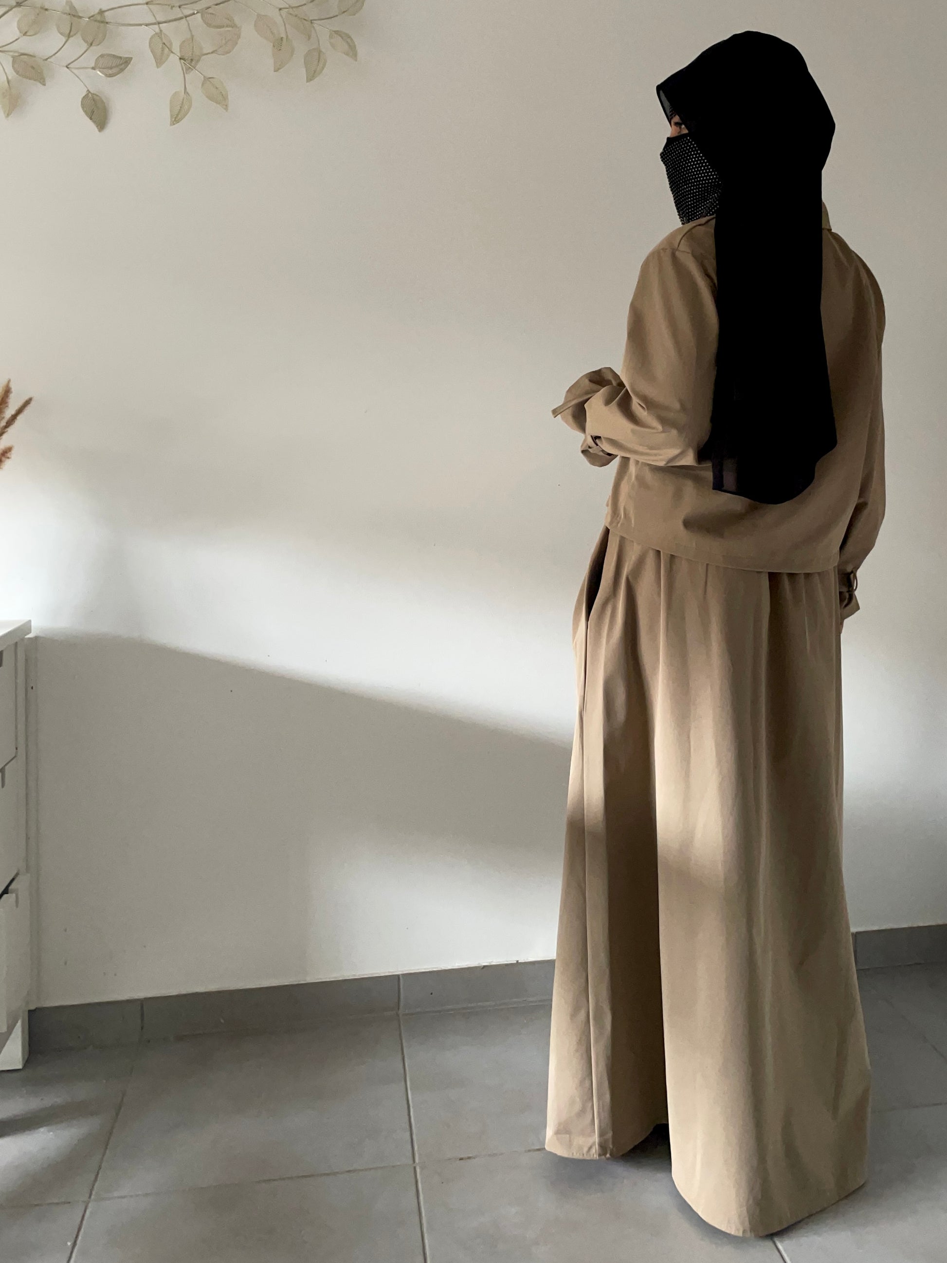 Ensemble Trench taupe