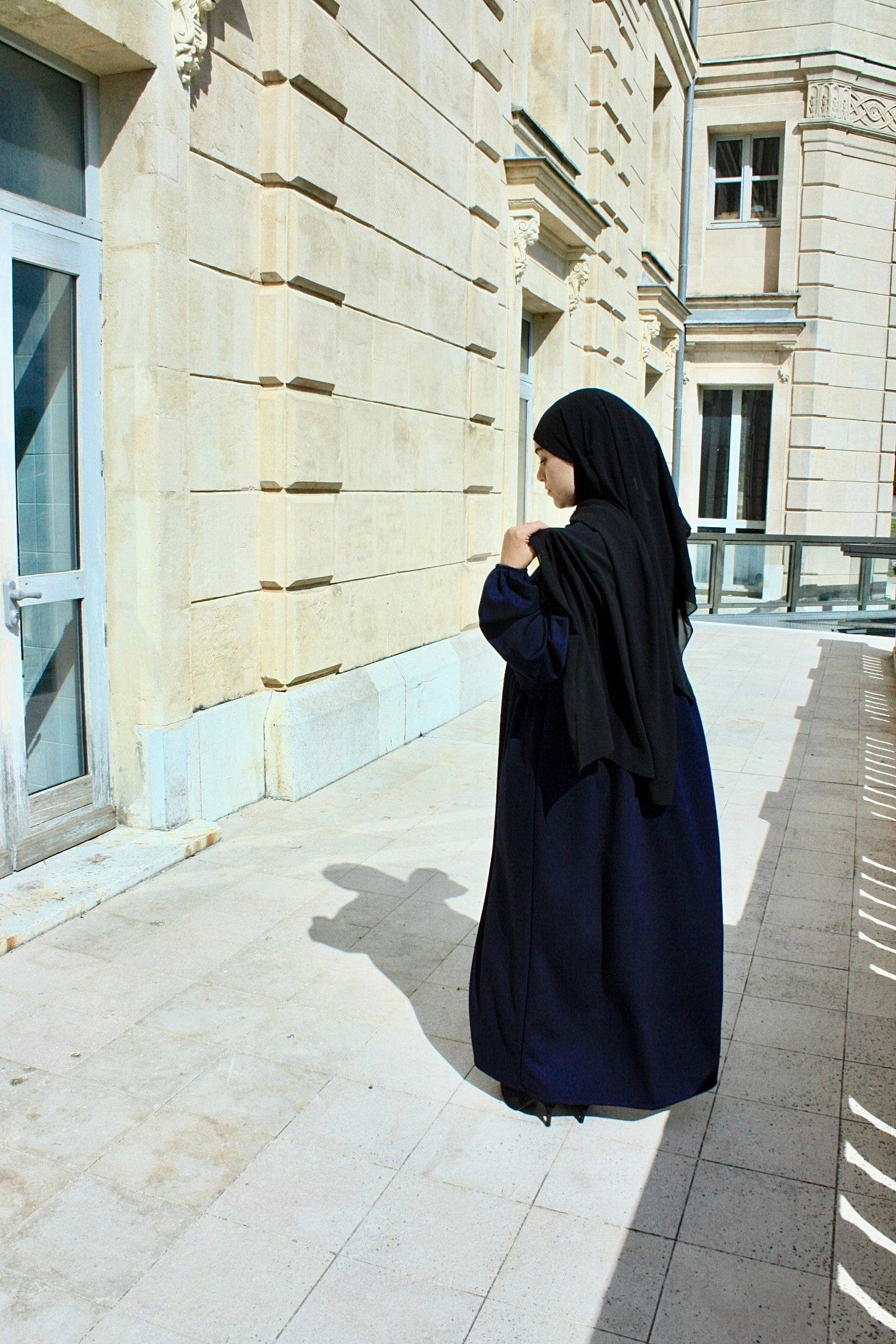 Abaya Winter Blue