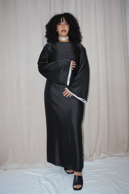 Layali Black Abaya