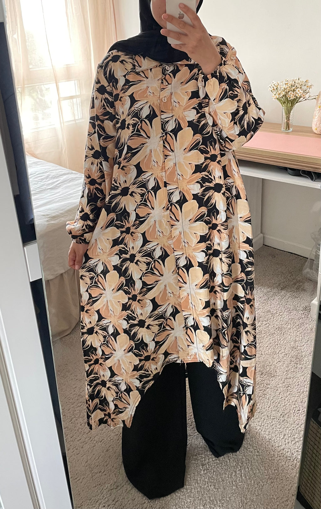 Ensemble tunique et pantalon pour grande taille 