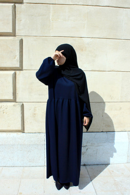 Blue Winter Abaya