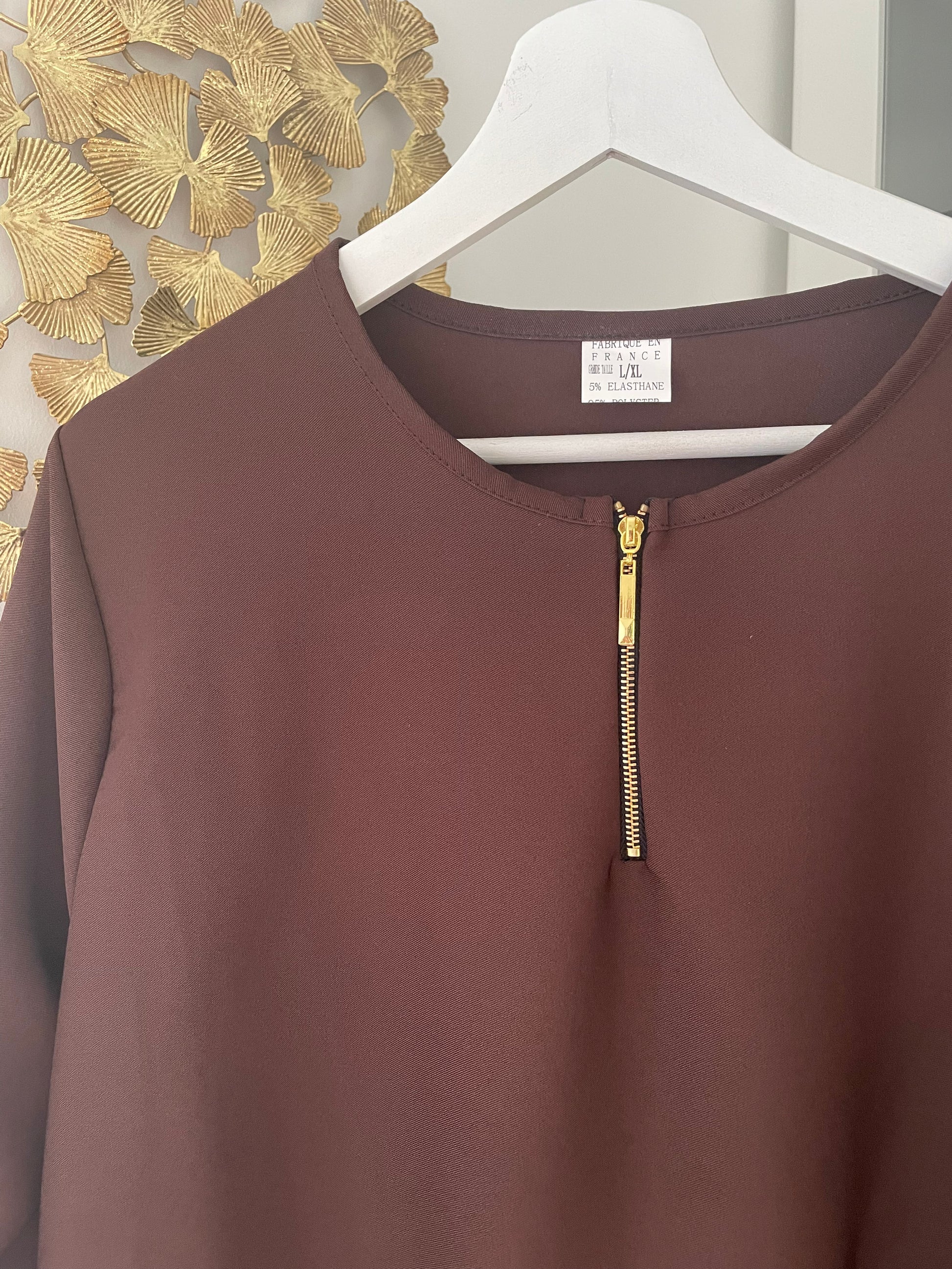Abaya El Haya marron