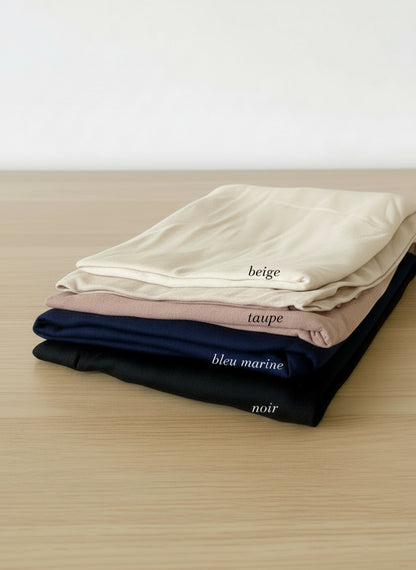 Tie-back modal hijab