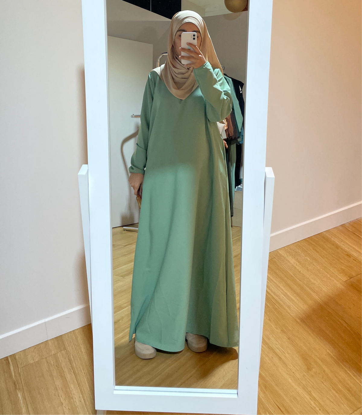 Aqua green El Haya Abaya