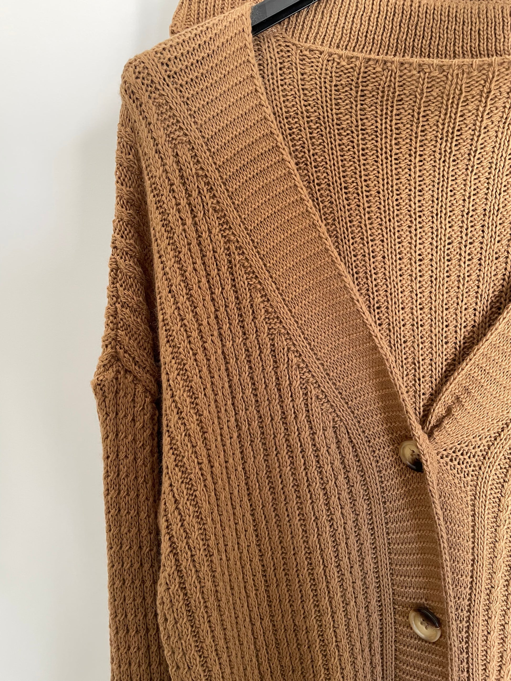 Ensemble gilet et jupe marron