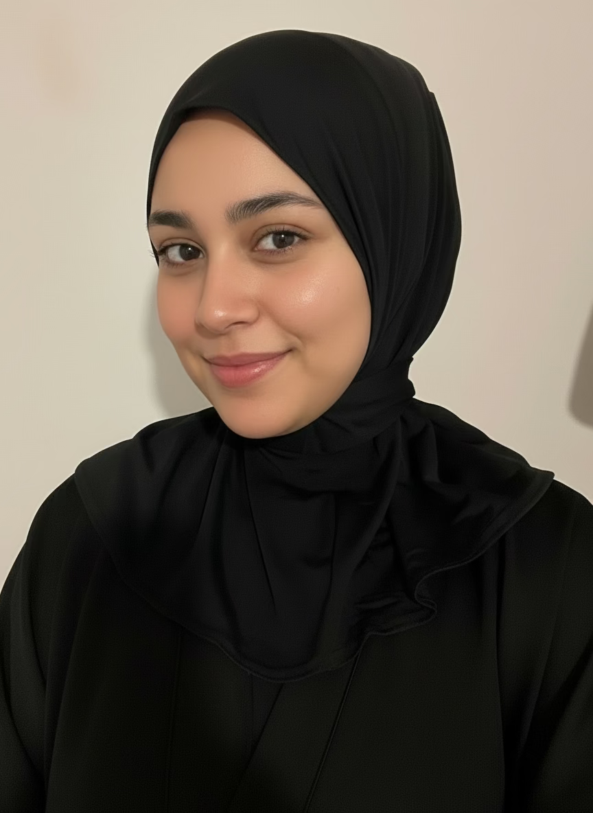 Hijab cagoule à bouton