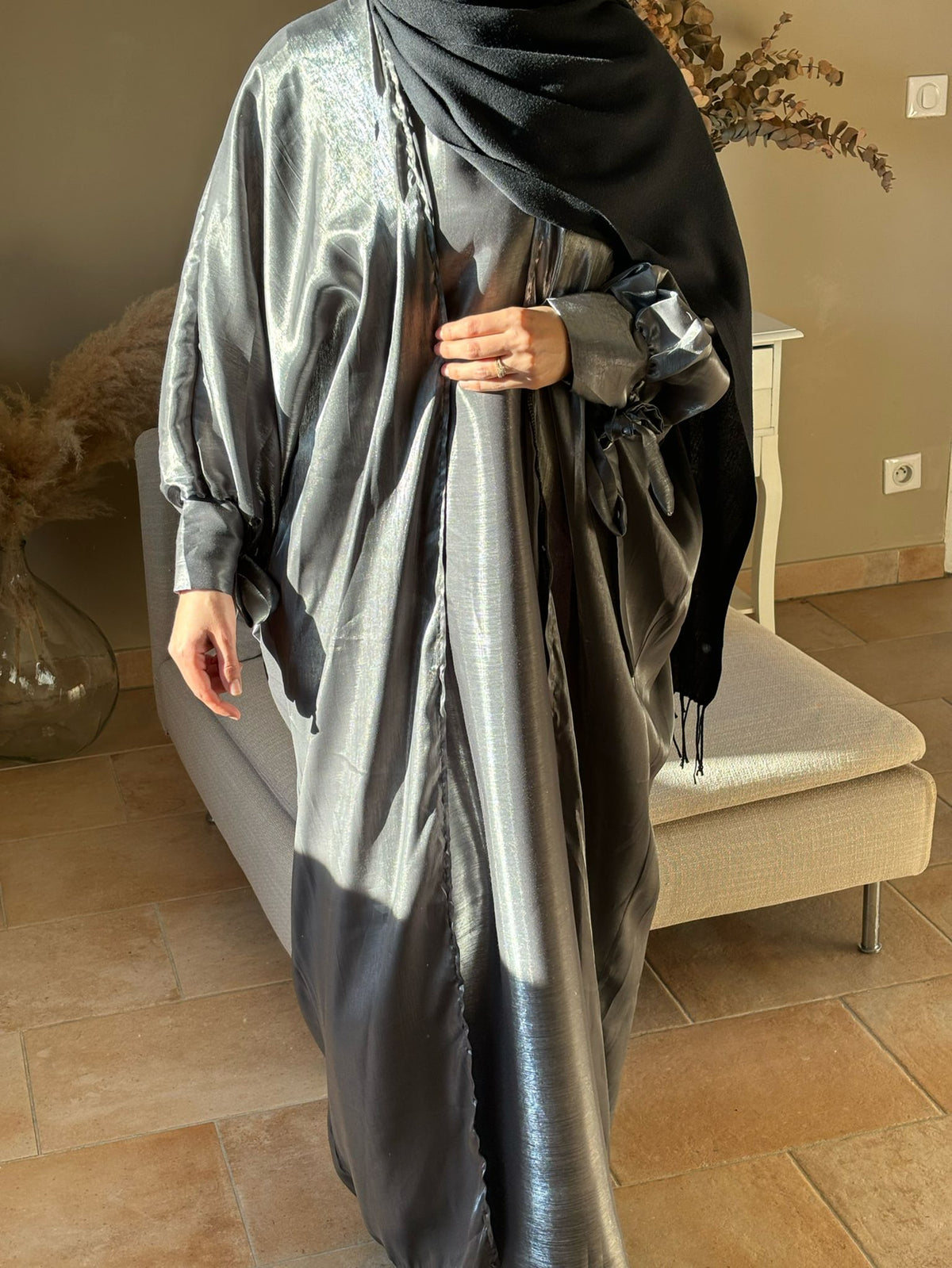 Grey organza set