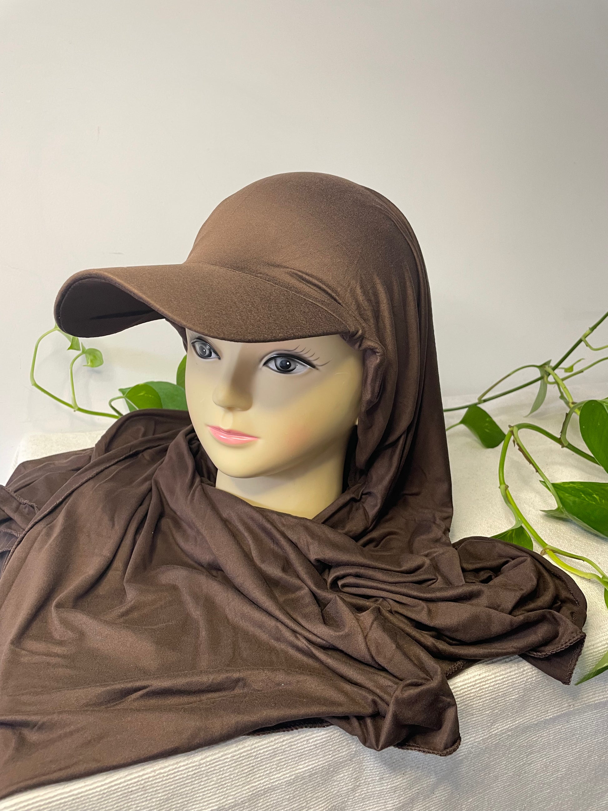Hijab casquette