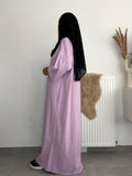 Robe t-shirt lilas