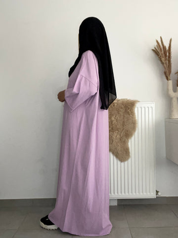 Robe t-shirt lilas