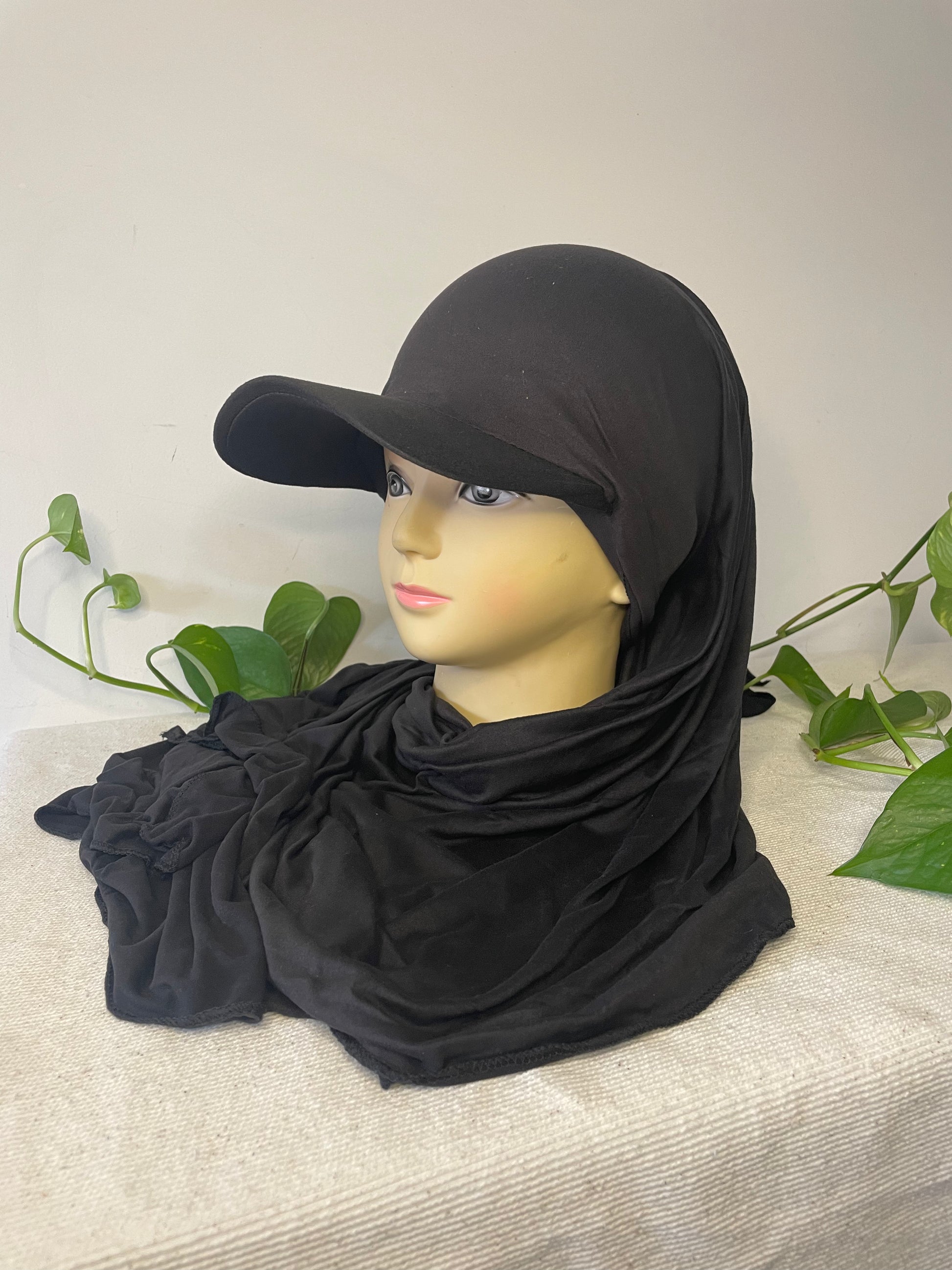 Hijab casquette