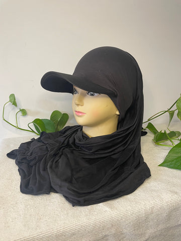 Hijab casquette