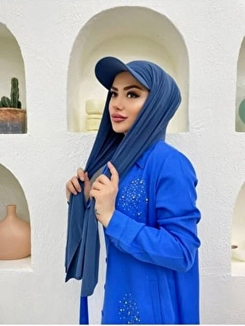 Hijab casquette