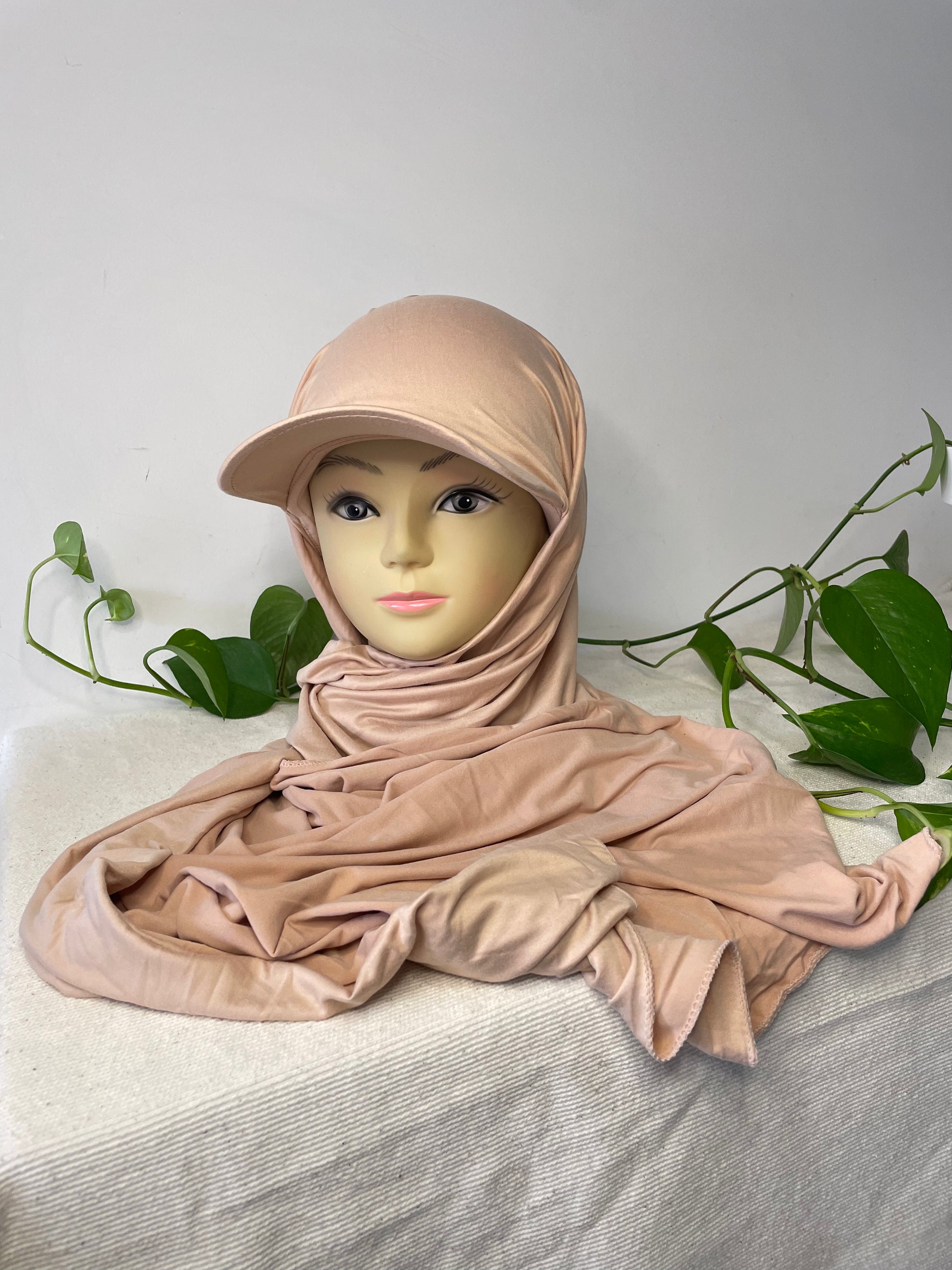 Hijab casquette