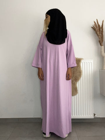 Robe t-shirt lilas