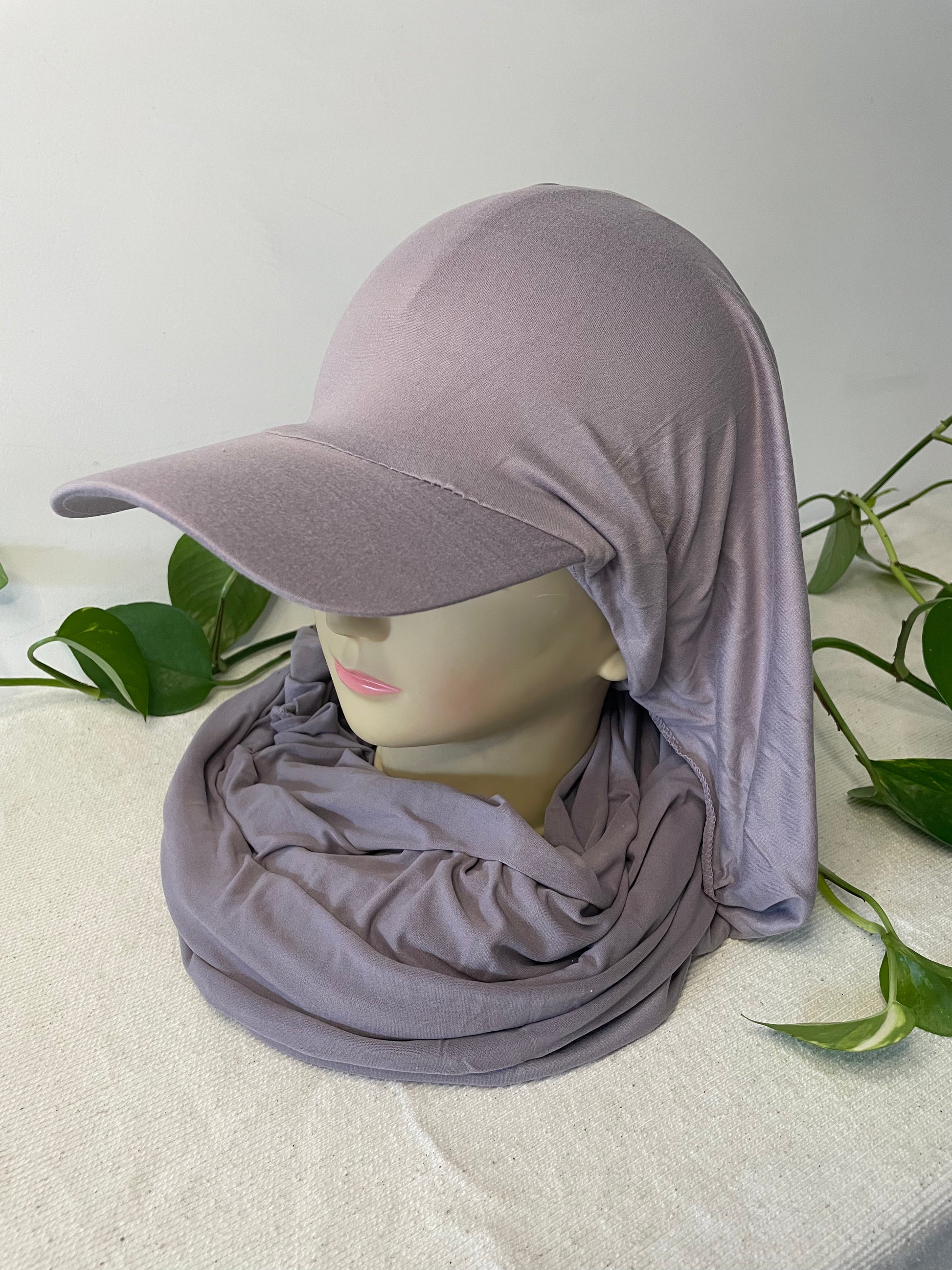 Hijab casquette