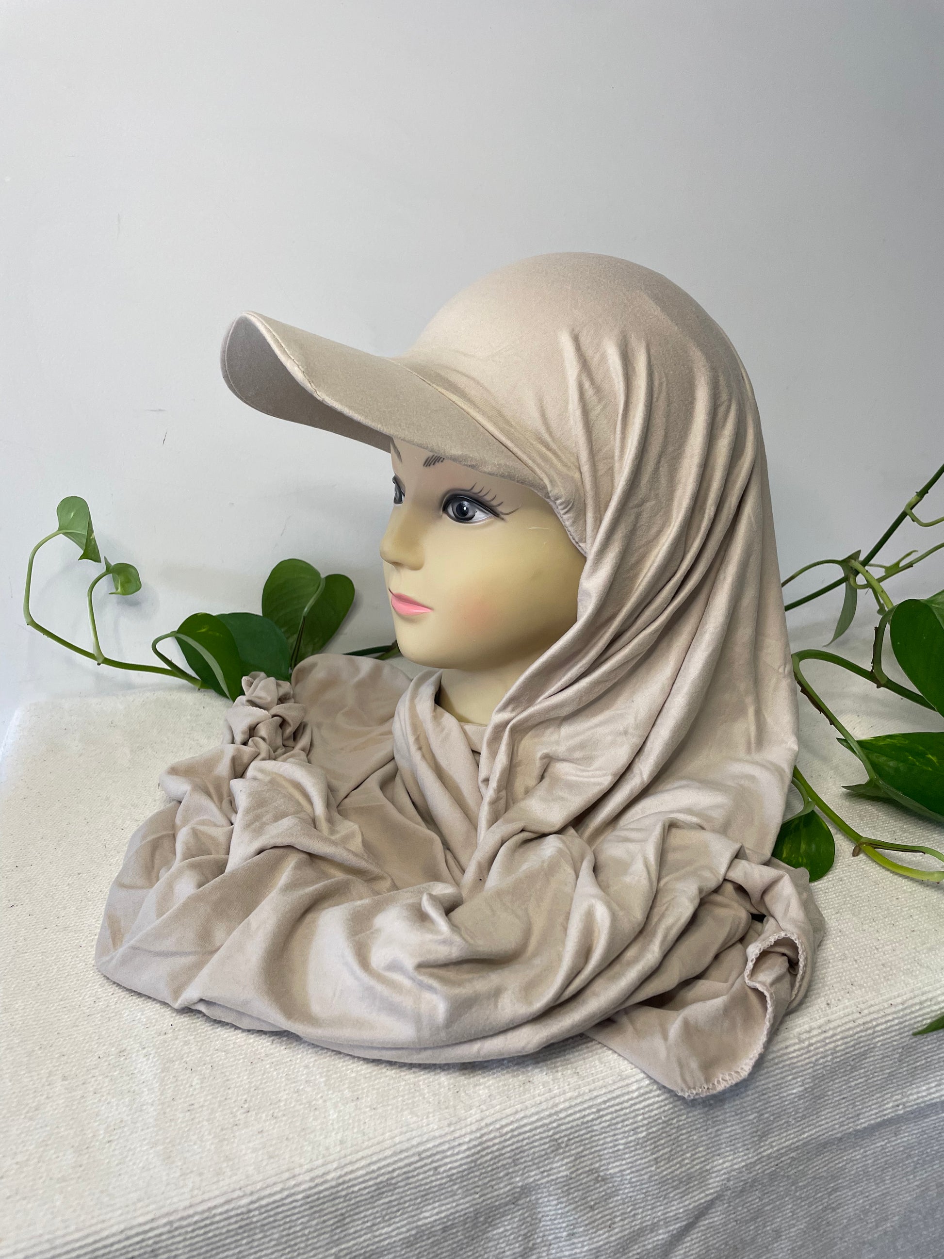 Hijab casquette