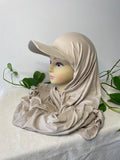 Hijab casquette