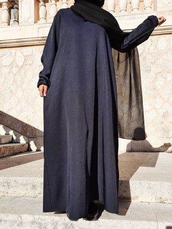 Abaya El Haya bleu nuit