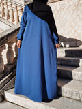Abaya El Haya bleu