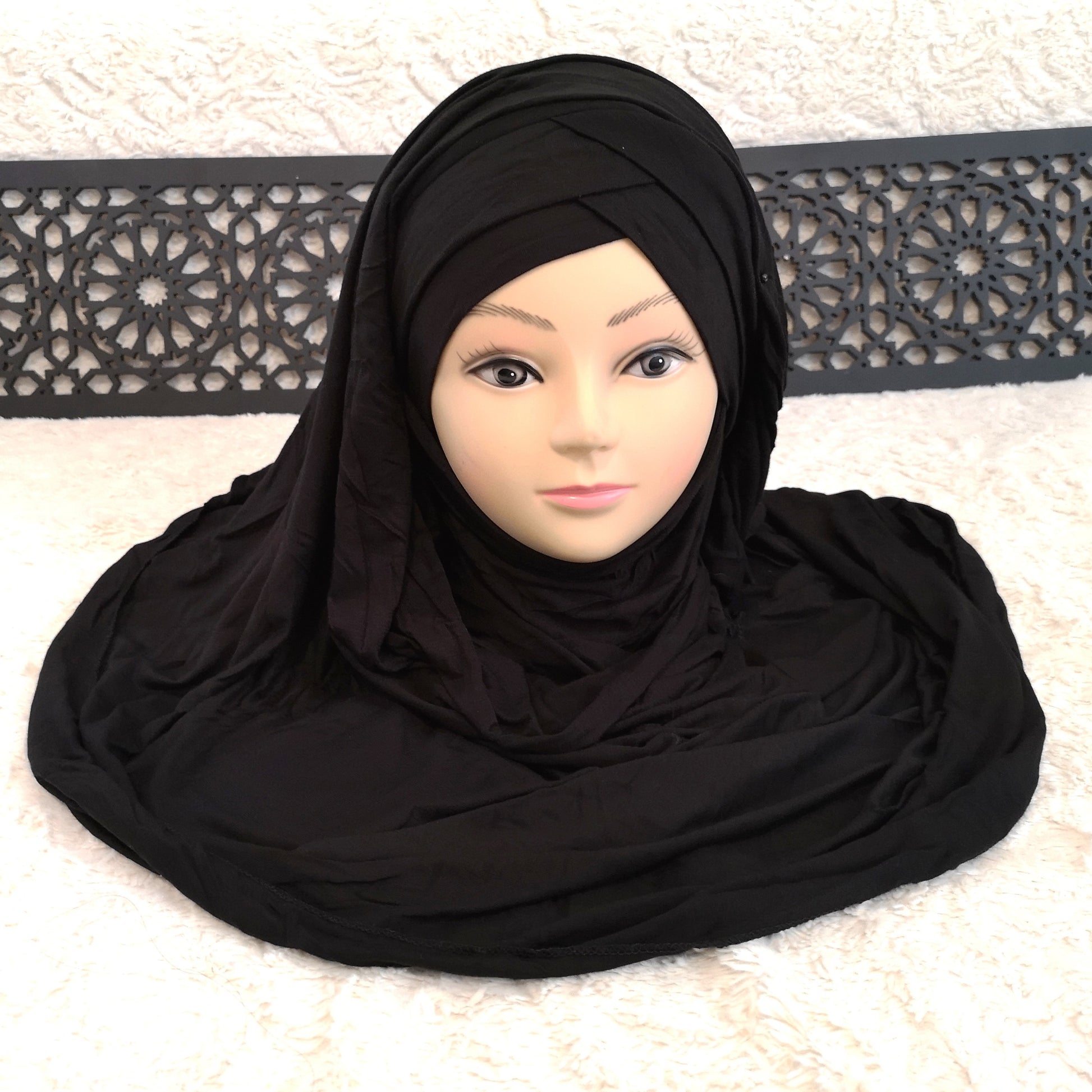 Hijab prêt à enfiler jersey