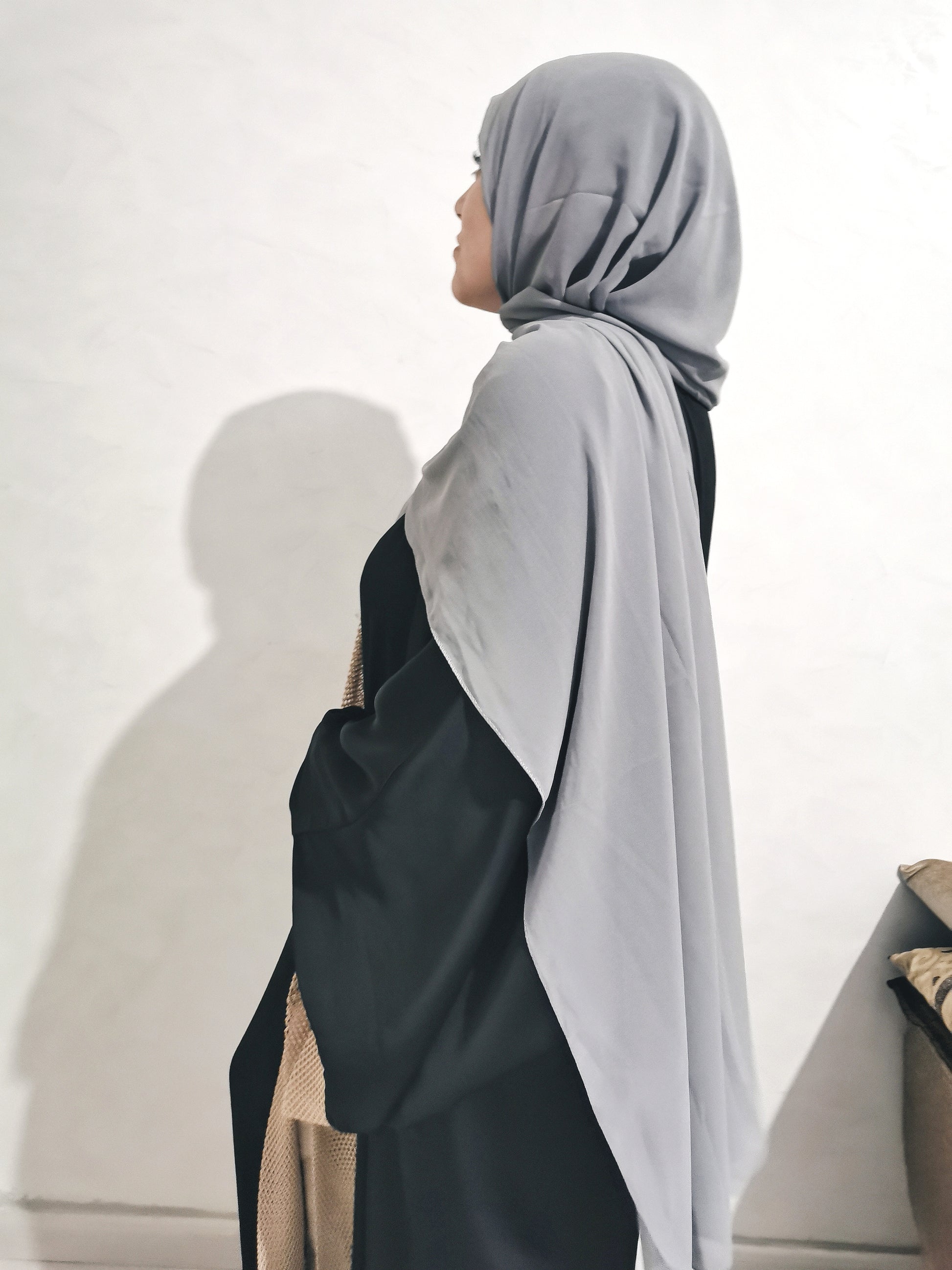 Hijab en mousseline