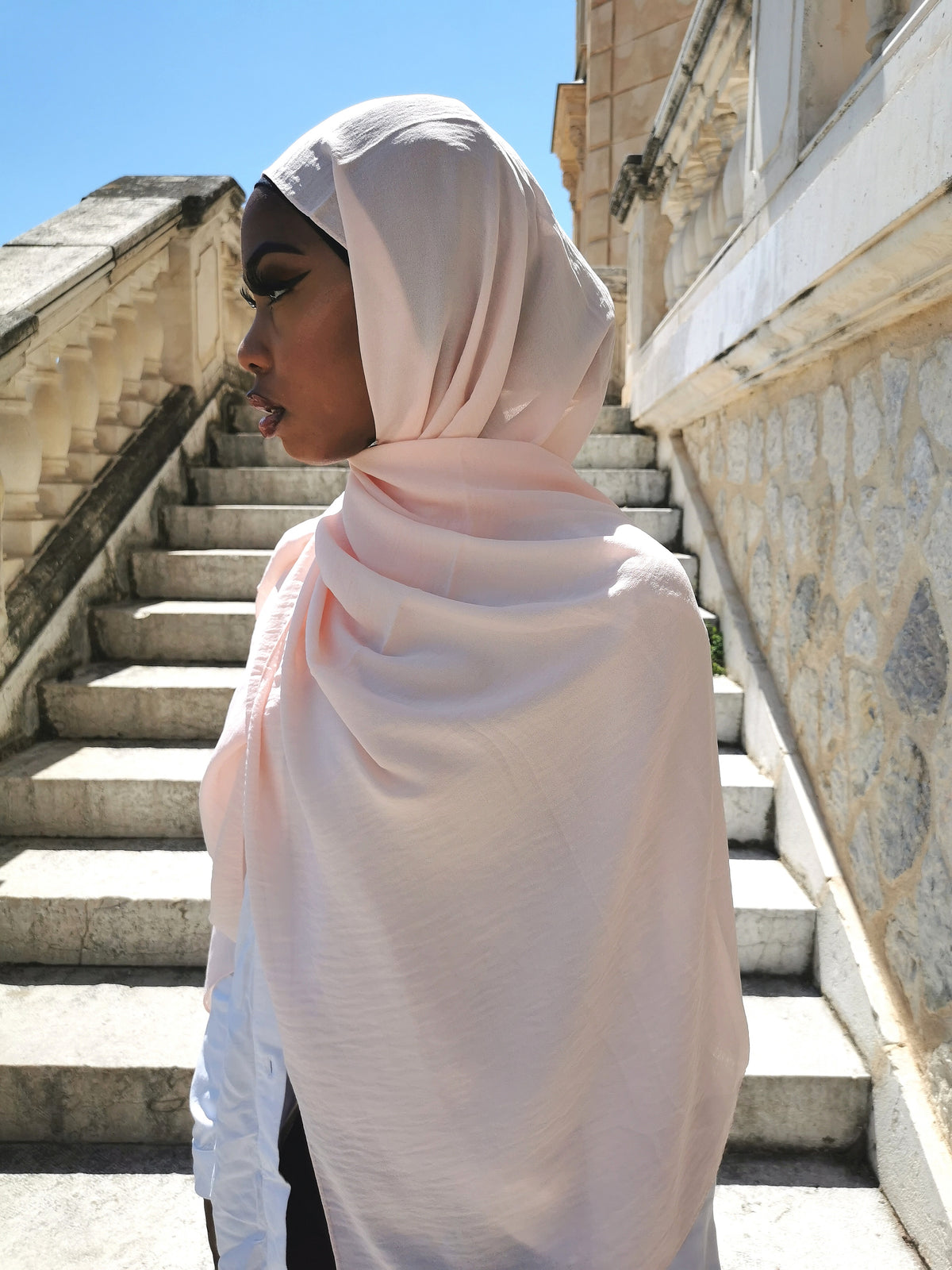 Cotton muslin hijab