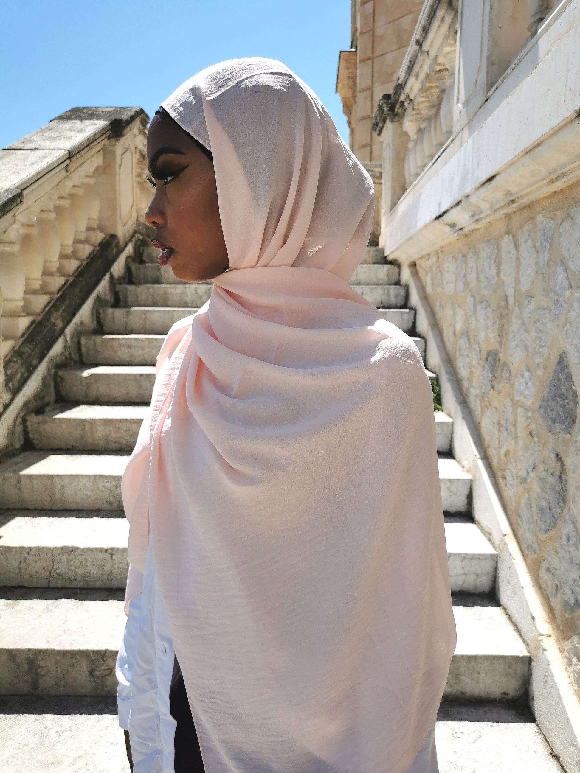 Hijab mousseline de cotton