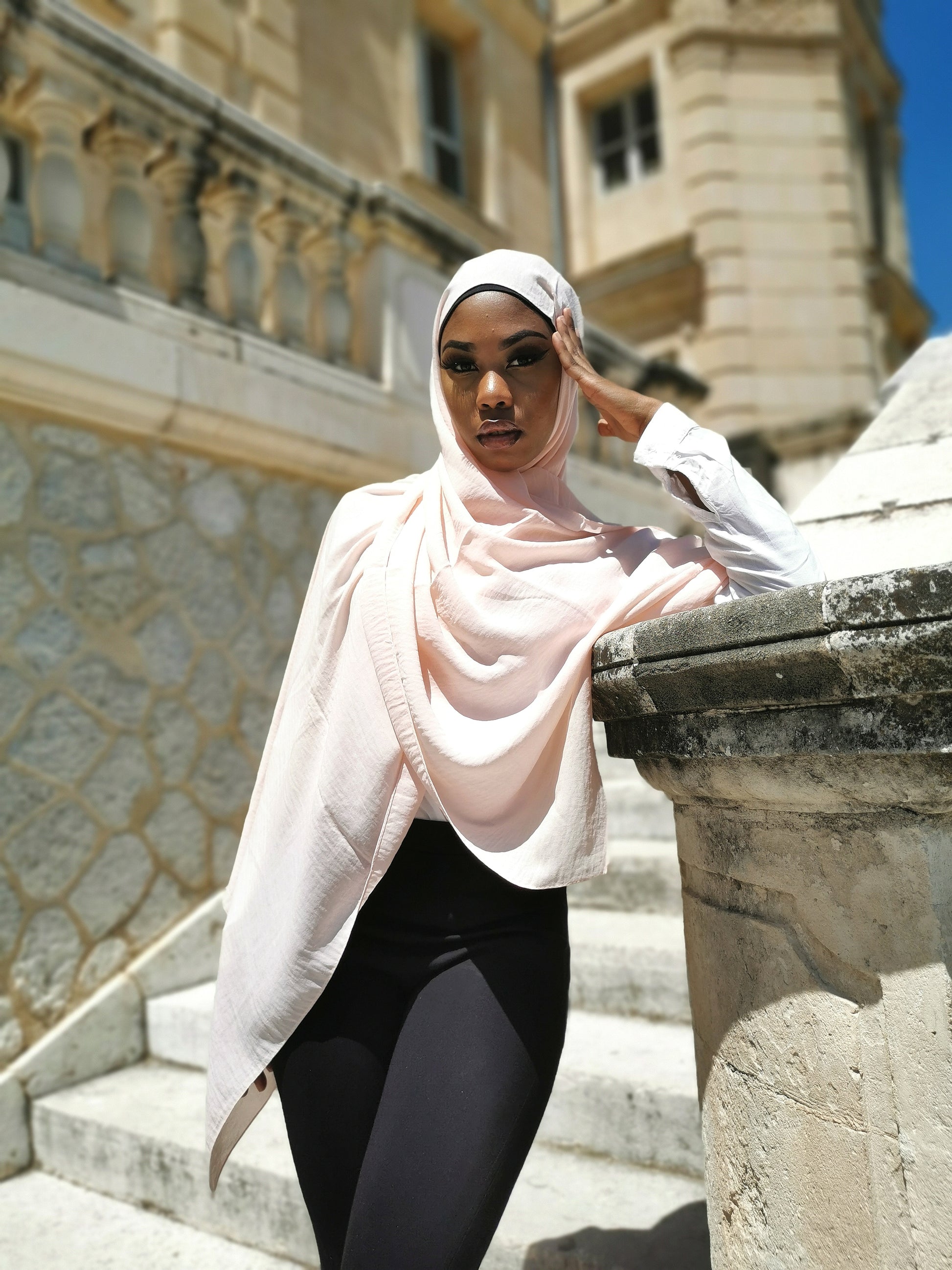 Hijab mousseline de cotton