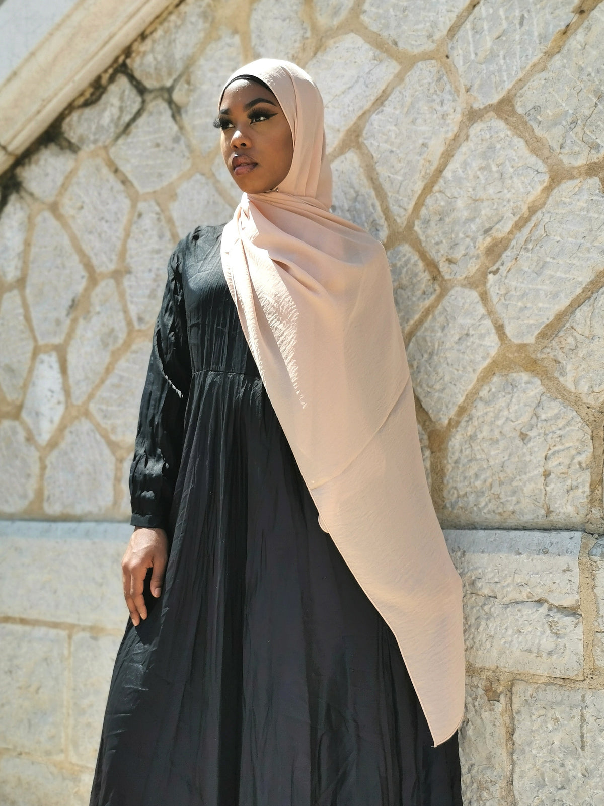Cotton muslin hijab