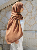 Hijab mousseline de cotton