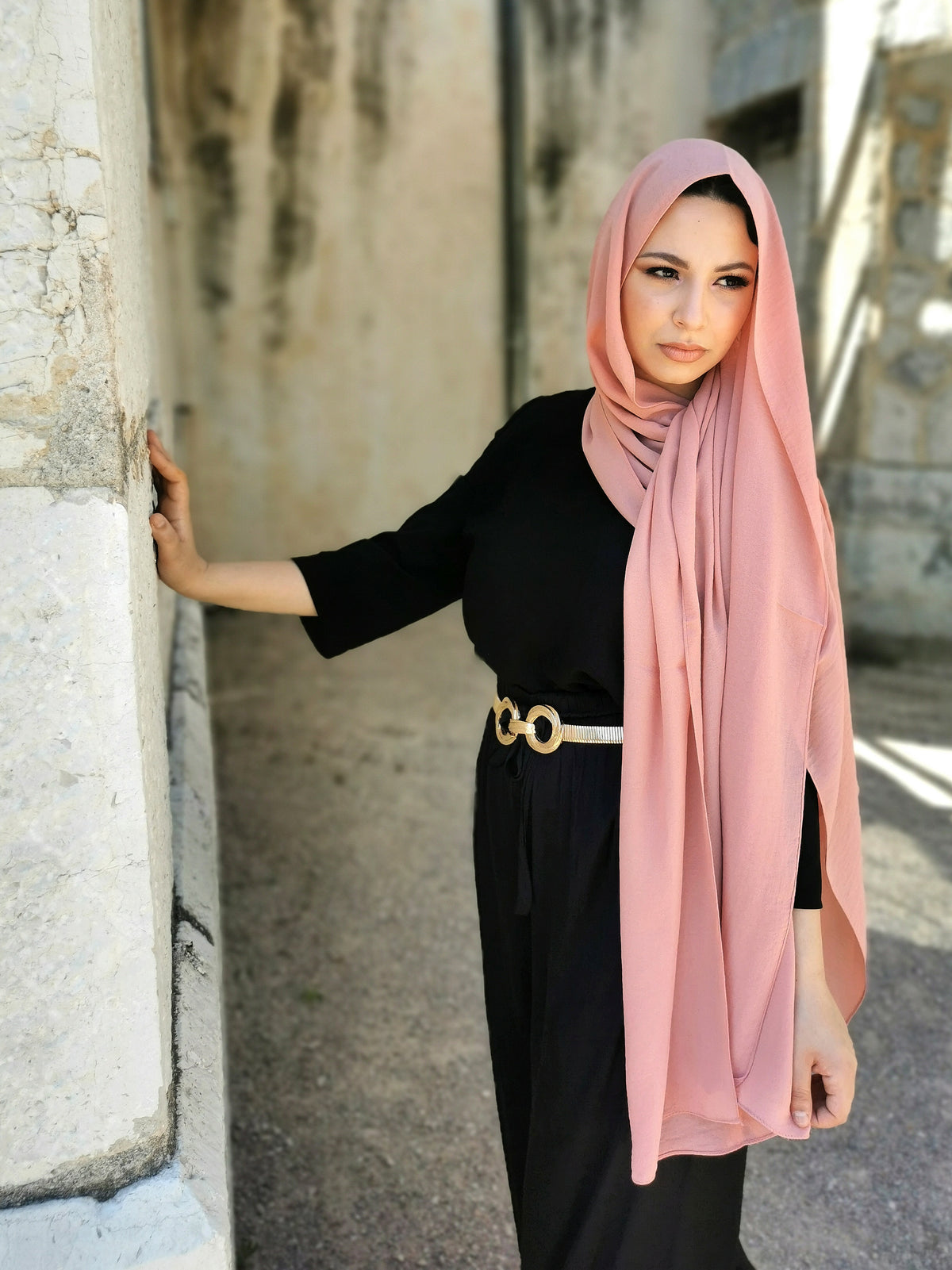 Cotton muslin hijab