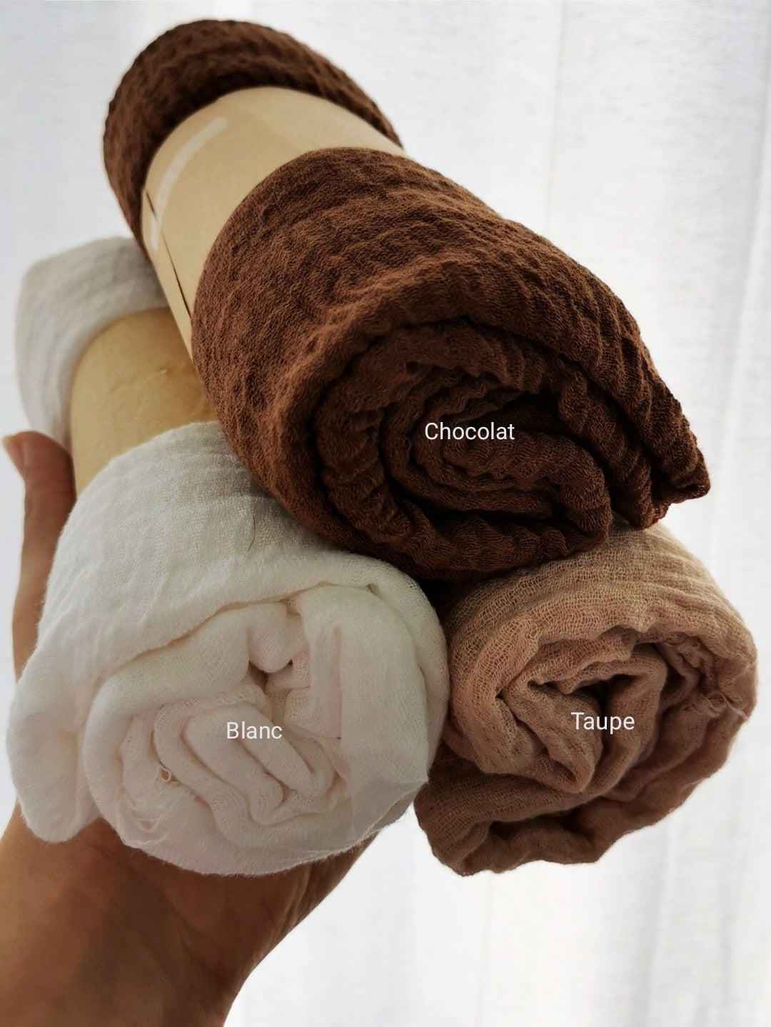 Hijab effet froissé