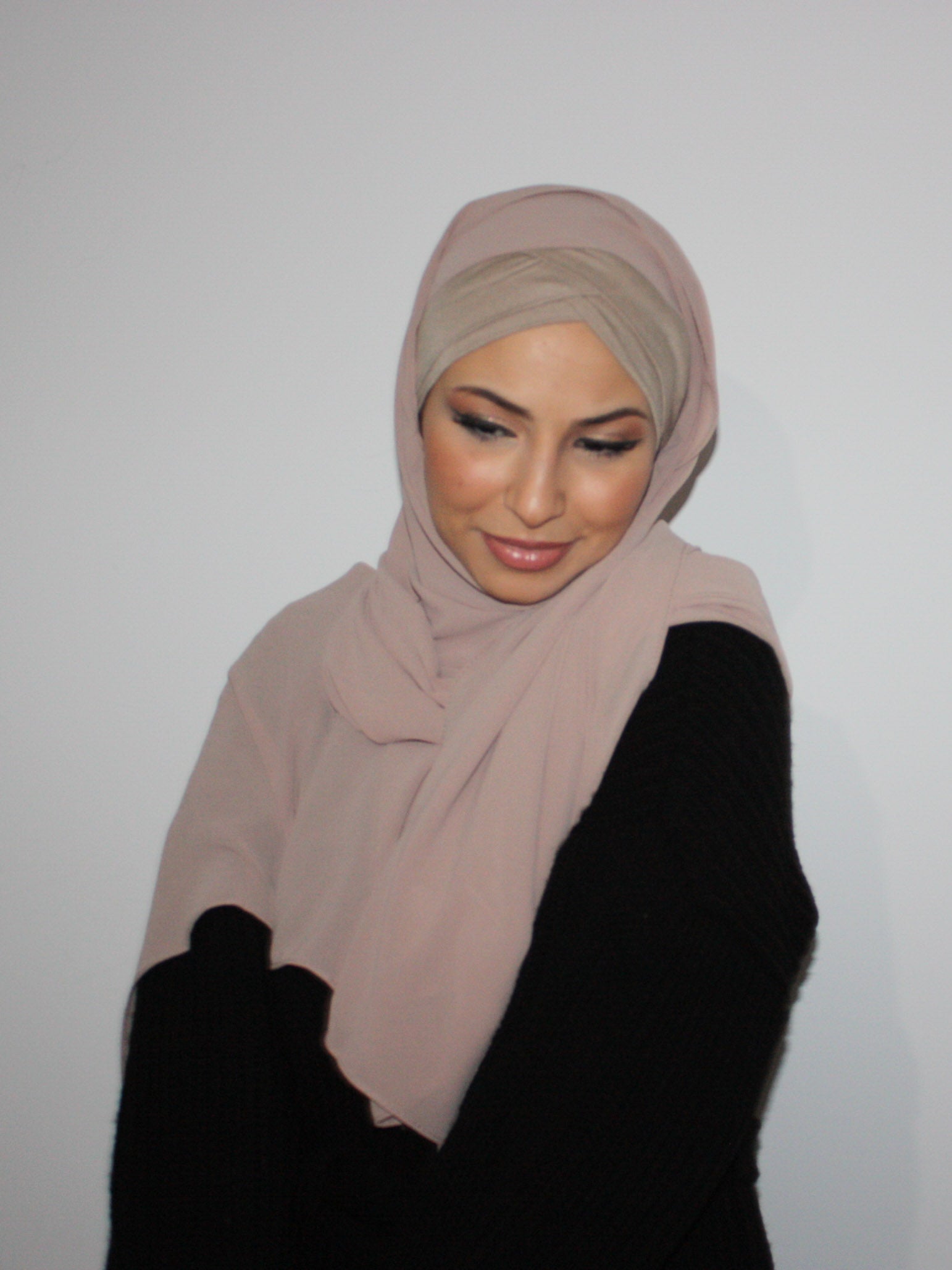 Hijab prêt à enfiler avec bandeau