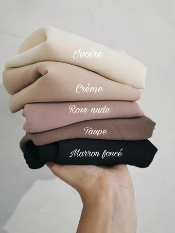 Hijab en mousseline