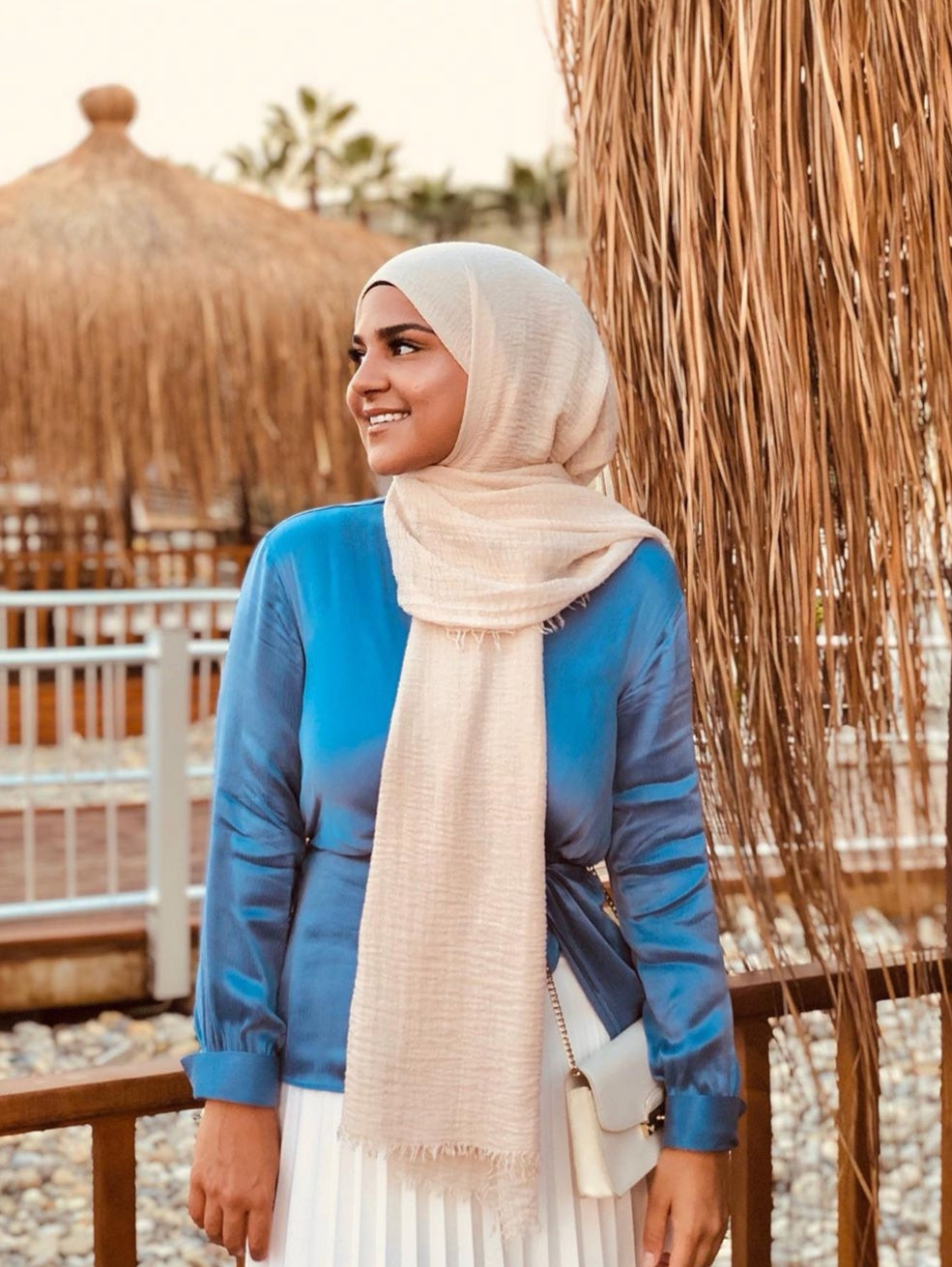 Hijab effet froissé
