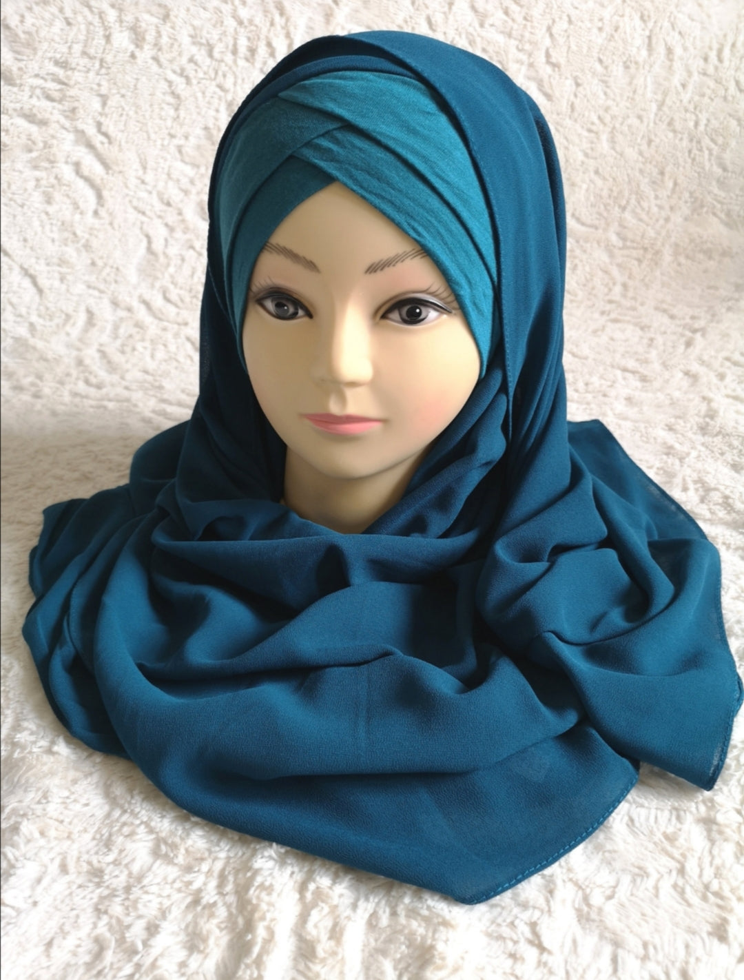 Hijab prêt à enfiler avec bandeau