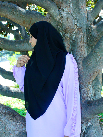 Muslin slip-on khimar