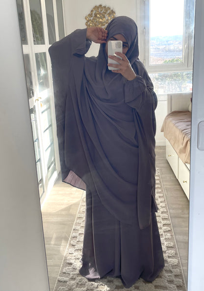 Jilbab Bahia lilac