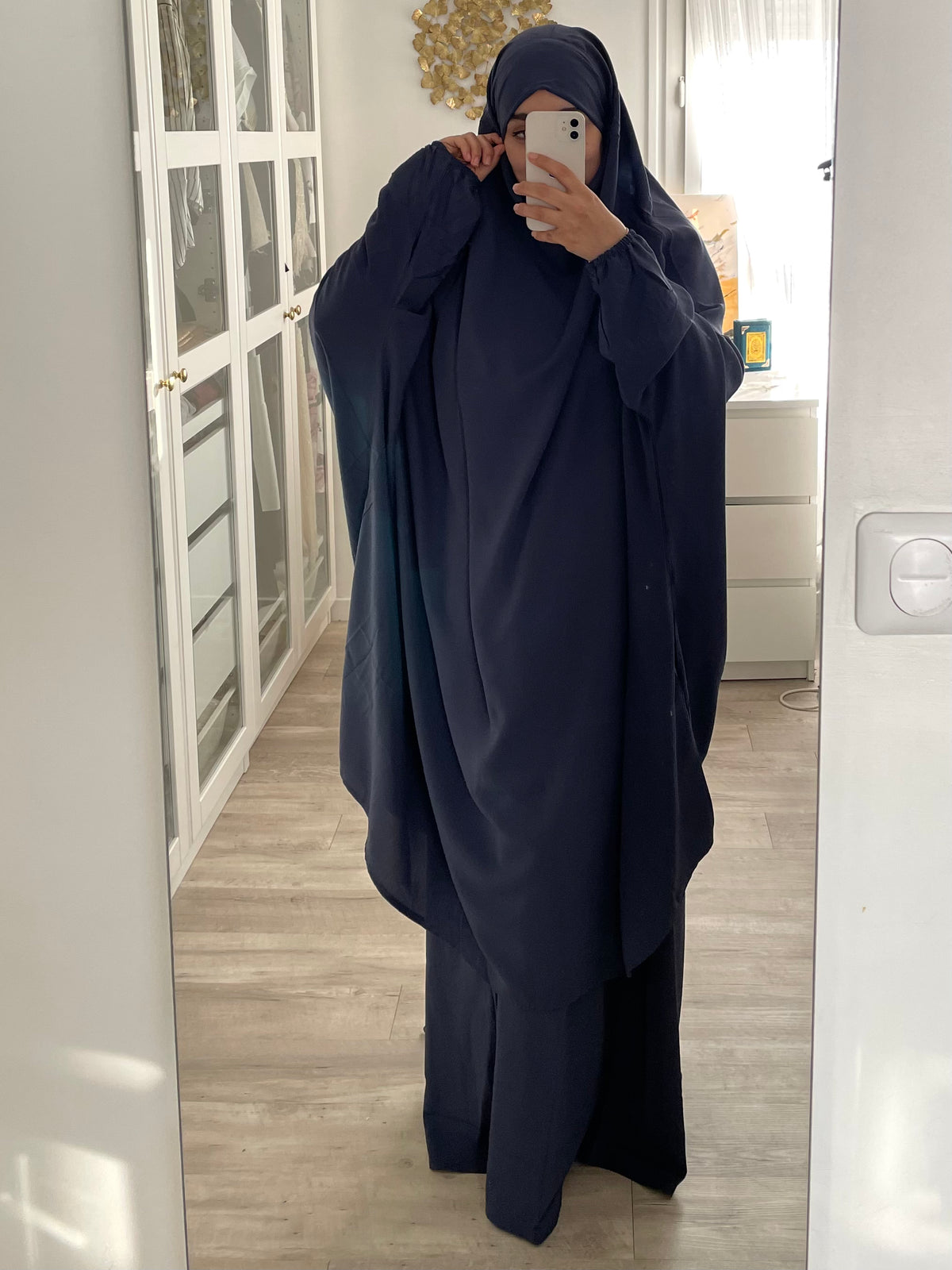 Jilbab Bahia blue