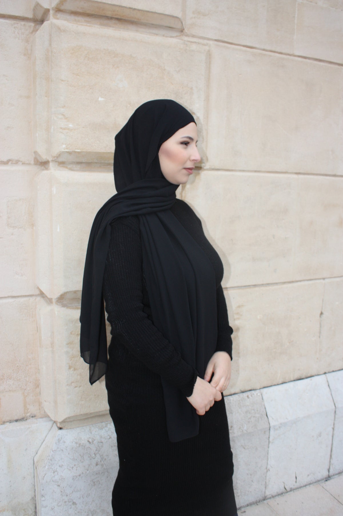 Slip-on hijab