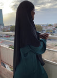 Khimar soie de médine noir