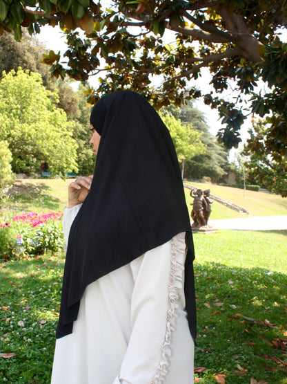 Muslin slip-on khimar