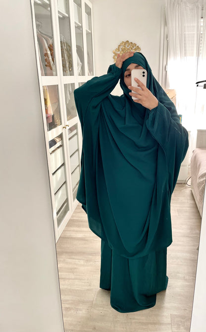 Jilbab Bahia emerald