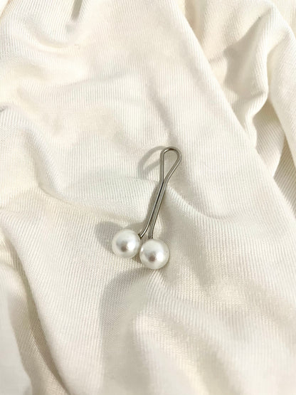 Anti round hole hijab clip
